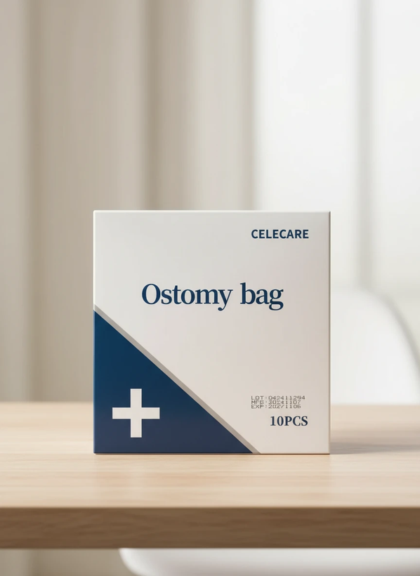 کیسه کلوستومی celecare شفاف باقفل چسبی رولی